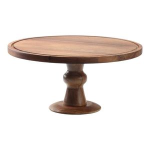Présentoir à gâteaux en bois au design minimal pour les cuisines modernes avec des lignes épurées et une couleur en bois naturel pour la présentation des aliments - Product Image 6