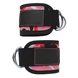 สายรัดข้อเท้าออกกำลังกายกันน้ำพร้อมการป้องกันสำหรับเครื่องเคเบิ้ลสายรัด D-ring แบบคู่-รองรับสำหรับทุกเพศ - Product Image 5