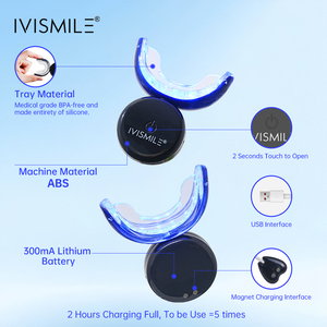Kits de blanchiment dentaire professionnels sans fil à 32 LED avec gel certifié CE/FCC, étiquette privée OEM/ODM pour usage domestique - Product Image 3