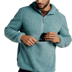 New Design <b>Top</b> Selling Winter Casual Men Sherpa Fleece Hoodies Eco-Friendly Cotton Blended <b>Low</b> MOQ - Product Image 1