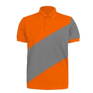 <b>Polo</b> Shirt Fluorescent High Visibility Reflective Safety Shirt Short Sleeve Work Wear Safety <b>Polo</b> Shirts - Product Image 1