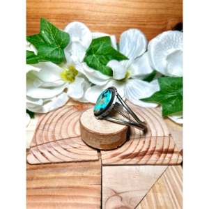 Navajo Handmade Red Skin Turquoise & Sterling <b>Silver</b> Fashion <b>Cuff</b> <b>Bracelet</b> - Product Image 3