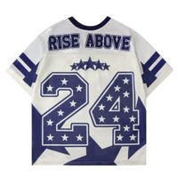 Camisetas de Fútbol Sublimadas de Nuevo Estilo, Manga Corta, Transpirables, Personalizadas con Nombre y Número del Equipo, Cuello en V, Malla para Adultos