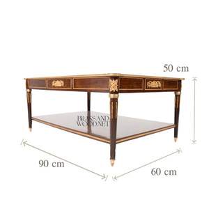 Juego de Mesa Consola Clásica de Madera de Lujo con Detalles en Latón - Product Image 5