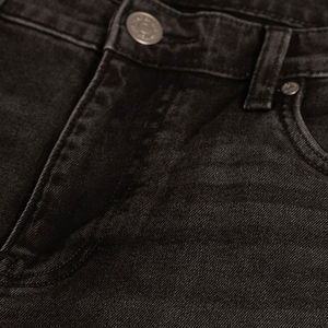 Haute demande mi-lavé avec multi-poches jambe large crayon jean pantalon pour hommes et femmes conception OEM jeans pour hommes - Product Image 5