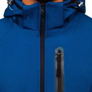 Custom Unisex Autumn Windbreaker Jacket Zip-Up Stand Front Polyester/Cotton Casual Blank Softshell Outdoor Waterproof <b>Camouflage</b> - Product Image 2