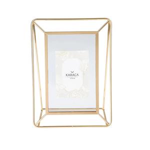 Premium Designer Golden Metal Photo <b>Frame</b> Perfect <b>For</b> Tabletop Or <b>Wall</b> Display With Glamorous Charm - Product Image 5