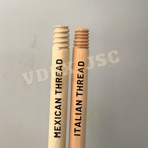 Artículos de limpieza para el hogar más vendidos, palo de fregona de madera con tornillo mexicano con recogedor de 120 cm y 70cm de longitud y cabeza de escoba de plástico - Product Image 6