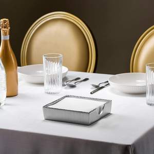 ที่ใส่กระดาษเช็ดปากแบบตัดมุมทำจากอลูมิเนียมหรูหรากล่องใส่กระดาษทิชชู่แบบปรับแต่งได้ - Product Image 2