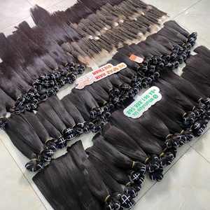 Extensiones de cabello Remy vietnamita virgen 100% al por mayor del proveedor superior Conjunto de frontales de cierre de paquetes de alta calidad - Product Image 1