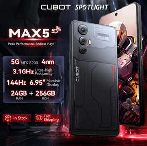 High Performance 12+256GB Rugged Smartphone 6.95'' 144Hz 100MP Main Phone Dimensity 8200 5100mah 33W Android Phone Cubot Max 5 - Product Image 5