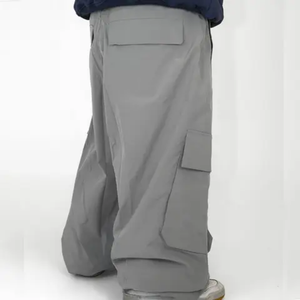 Pantalon de snowboard unisexe imperméable coupe-vent chaud pantalon de ski fermeture éclair polaire isolé respirant ample confortable élégant - Product Image 3