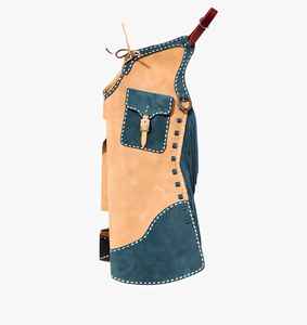 Men's Customizable Western Leather Chaps with Button Closure and Pocket Regular Fit for Equestrian Riding & Training - Product Image 1