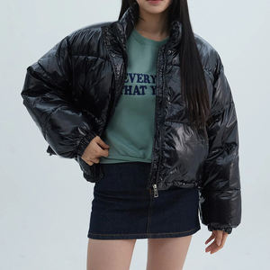 Veste matelassée pour femme OEM, lisse, tendance, légère, manteau décontracté, streetwear, printemps automne, étiquette personnalisée, veste matelassée 2026 - Product Image 3