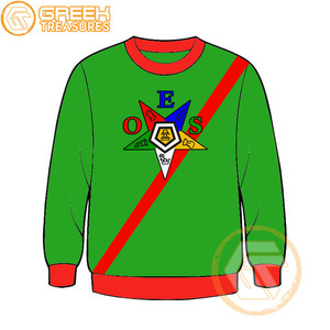 Orden personalizada de la estrella del Este Sudadera bordada de lana de algodón Suéter de alta calidad Ropa griega OES Sudaderas - Product Image 2