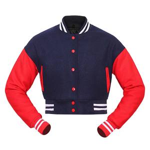 OEM Men <b>Plus</b> <b>Sizes</b> Premium Quality Newest Design Allover <b>Ladies</b> Fitted Made in Pakistan Lettermen Style Varsity <b>Jacket</b> - Product Image 2
