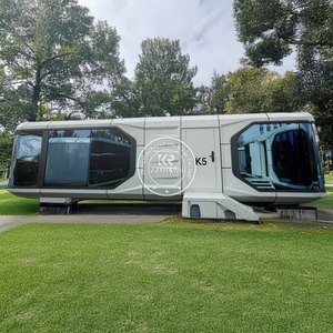 Capsule spatiale préfabriquée mobile de 40 pieds, insonorisée, pour hôtel, maison miniature avec cuisine et salle de bain, 2025 - Product Image 5