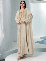 Thobe / Thawb Vente en gros Abaya Robe musulmane Vêtements islamiques Abayas pour femmes Kaftan Caftan Vêtements de prière