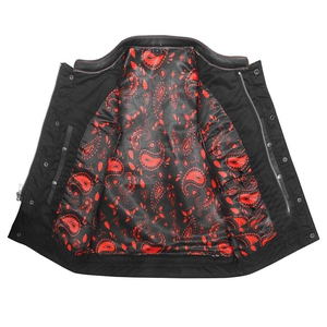 Chaleco de Cuero Genuino Vintage para Hombre, Estilo Vaquero Desgastado, Servicio OEM, Ropa Casual Urbana, Atuendo de Moda Occidental - Product Image 1