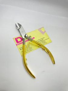 Cortaúñas profesional medio chapado en oro para dedos de los pies, cortadores de acero inoxidable con logotipo personalizado, podología, podología, uñas gruesas de alta resistencia - Product Image 2