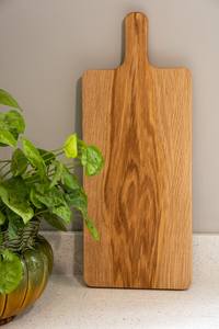 Planche à découper en bois minimaliste - Forme rectangulaire, 1,3 cm d'épaisseur, facile à nettoyer, accessoire de cuisine fait main - Product Image 4