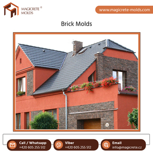 Nueva llegada de alta calidad, decoración de pared, materias primas, molde de Panel de ladrillo de hormigón de caucho de silicona al mejor precio - Product Image 6