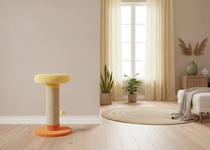 Arbre à chat Amistar 'Majestic Column' de haute qualité, griffoir 70 cm, écologique et durable pour chats, chatons, toutes tailles et âges. Nouveau! - Product Image 4