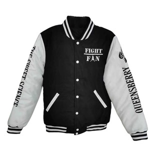 Blouson universitaire de baseball personnalisé pour homme, col montant fin, logos brodés, options grandes tailles, style urbain, hiver - Product Image 6