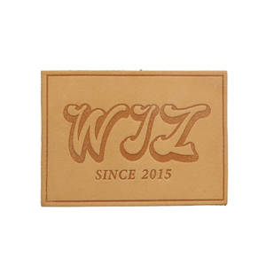 Parche de cuero PU para vaqueros con etiqueta de mezclilla con logotipo grabado personalizado promocional - Product Image 4