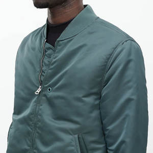 Nouvelle veste d'hiver pour homme, noire, décontractée, en toile, col montant, respirante, séchage rapide, logo personnalisé, fermeture éclair, imperméable, haute qualité - Product Image 5