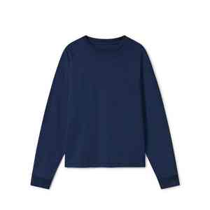 Sweat-shirt à col rond personnalisé 100% coton Sweat-shirt à col rond surdimensionné en molleton français Sweat-shirt uni Streetwear Sweat-shirt à col rond de luxe - Product Image 3