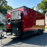 Remorque alimentaire entièrement équipée à vendre : Remorque mobile pour café et bar, Remorque pour glaces, Chariot à hot-dogs, Camion de restauration