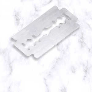 Maquinilla de afeitar de seguridad de acero inoxidable de alta calidad 2025 para hombres, maquinilla de afeitar Manual ligera de 15G, venta de buena calidad - Product Image 1