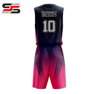 Wholesale No MOQ Teamwear Usa Jersey Basketball Shirts Custom Jerseys Basketball Uniforms Unisex Sublimation Basketball Wear Set - Product Image 2