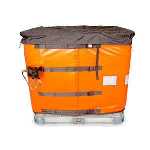 Giacca riscaldante per IBC, protezione Ex T4, termostato da 0 a 50°C, con copertura isolante, 4060 - 4310 mm, 960 watt - Product Image 1