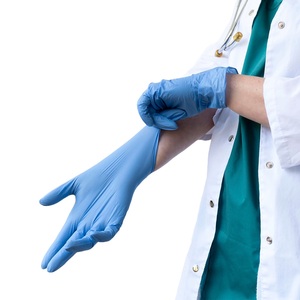 Guantes de vinilo de nitrilo sin polvo con características de seguridad - Product Image 6