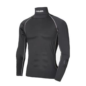 Reinforced Cut Resistant Breathable Neck Guard Hockey Shirt Compression Inner Layer Arm Protection Professional Training - Product Image 3