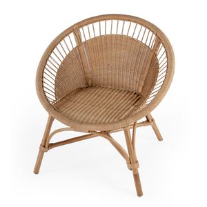 เบาะรองนั่งไม้ไผ่ไม้มะฮอกกานีสีธรรมชาติสำหรับโรงแรมวิลล่า160949โซฟาหวายดีไซน์ทันสมัย - Product Image 1