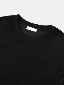 เสื้อสเวตเชิ้ตผู้ชายคอกลมสีพื้นคุณภาพสูงแบบสั่งทำพิเศษ เสื้อสเวตเชิ้ตผู้ชายสองสีคุณภาพสูงแบบสั่งทำพิเศษ - Product Image 3