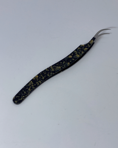 Vente chaude en gros pince à épiler d'extension de cils en acier inoxydable pince à épiler personnalisée cils de marque privée pince à épiler à pointe de fibre - Product Image 1