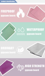 Panneaux Acoustiques Isolants en Plâtre/Plaques de Plâtre 2400mm Résistants à l'Eau Design Moderne <span class=keywords><strong>Plaque</strong></span> de Plâtre pour Plafond ou Cloison Sèche Usage Hôtelier - Product Image 6