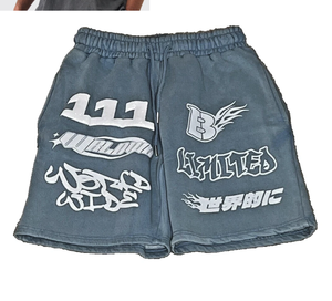 Người Đàn Ông Của Quần Short Hàng Hóa Rắn Nam Bermuda Quần Ngắn Màu Đen Với Vẽ Chuỗi Mới Trong 2025 Thời Trang Cổ Điển Sang Trọng Baggy Jorts - Product Image 1