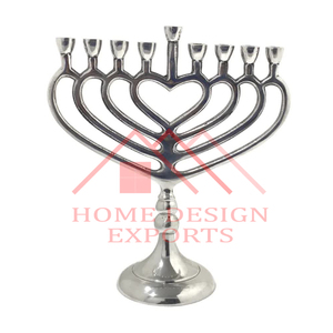 Prix le plus bas Antique or aluminium bougeoir pour Table pièce maîtresse meilleur vendeur branche métal menorah bougeoir en gros - Product Image 5