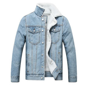 Fashion <b>Denim</b> Jacket Mens Slim Fit Causal <b>Denim</b> Jeans Jackets and <b>Coats</b> Custom <b>Denim</b> Jacket for Mens - Product Image 1
