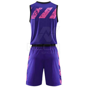 ชุดบาสเก็ตบอลผู้ชายสั่งทำสีได้ ไซส์ใหญ่ น้ำหนักเบา ราคาประหยัด ผลิตในปากีสถาน - Product Image 2