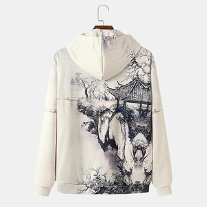 Sweat à capuche en polyester de haute qualité sublimé sur mesure 2025 nouveau meilleur tissu Sublimation hommes sweats à capuche Service OEM - Product Image 2