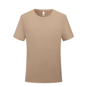 T-shirts imperméables en coton super fibre résistant à l'eau et au lait, au café T-shirt uni vierge en coton imperméable pour hommes - Product Image 4