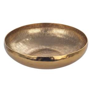 <b>Metal</b> Gold Serving <b>Bowl</b> with Floral Design Kitchenware Salad Serving <b>Bowl</b> for Home Decor Round <b>Bowl</b> for Serve Fruit - Product Image 3
