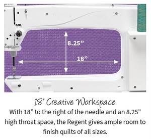 เครื่องเย็บผ้า MERIT Baby Lock Regent Longarm 18 สำหรับงานควิลท์ - Product Image 2