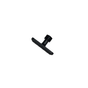 10 PRC 12.5X33.7mm โค้งรูปวงรีพลาสติกสีดำสำหรับซ่อมบุ๋มแบบไม่มีสี - Product Image 1